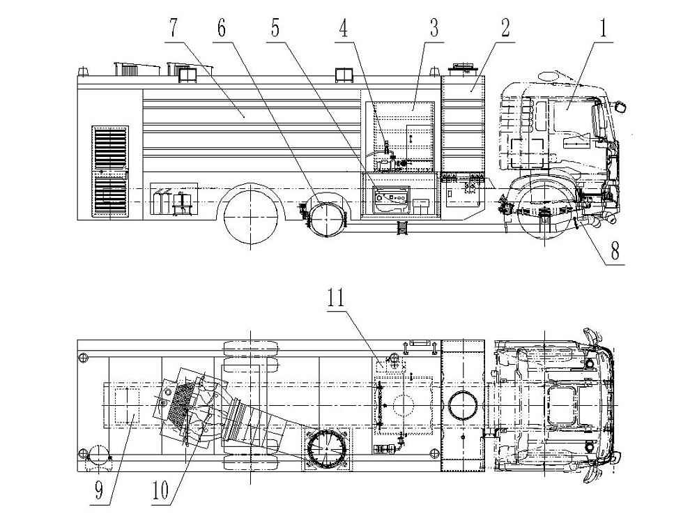 热吹式除雪车  吹雪车