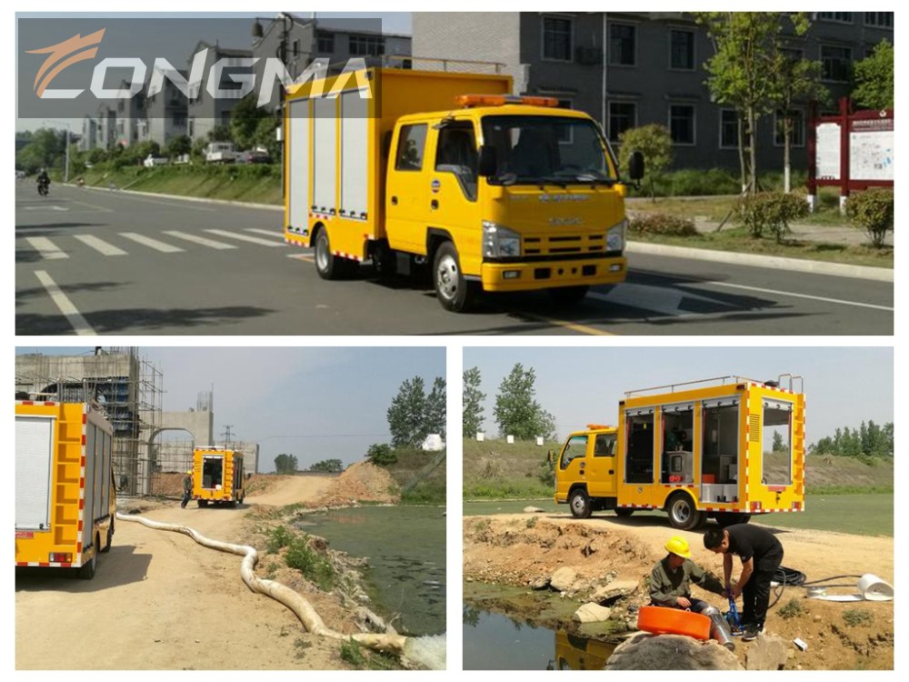 五十铃双排座抢险车(1200m³/h)