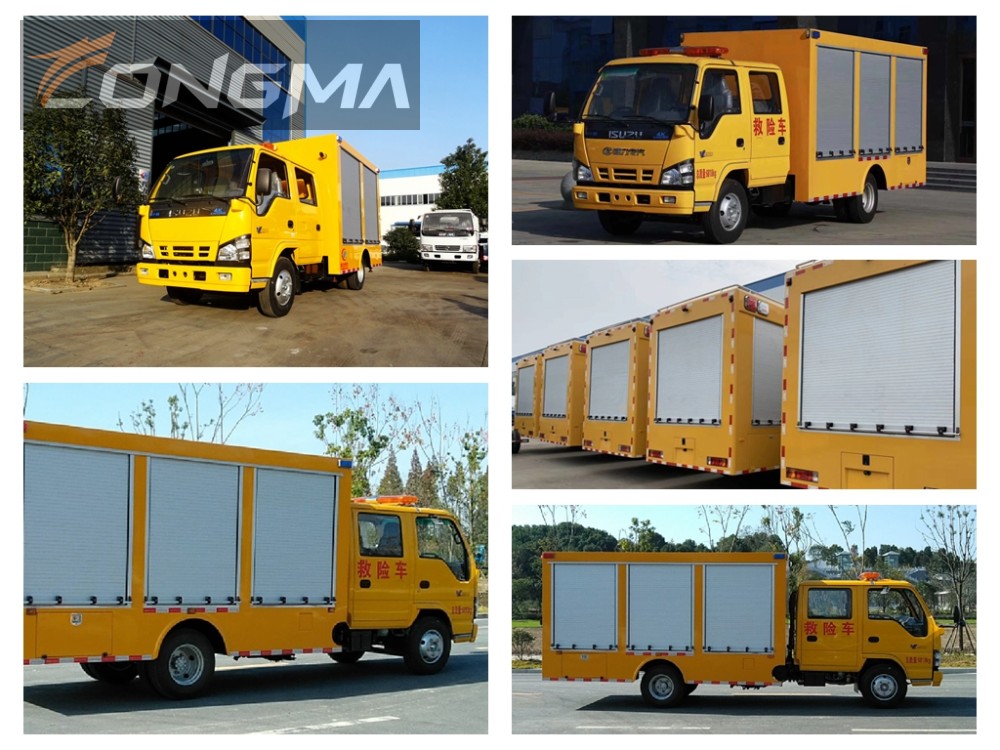 五十铃双排座抢险车(1200m³/h)