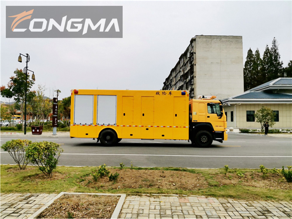 重汽豪沃大流量排水抢险车(4000m³/h)
