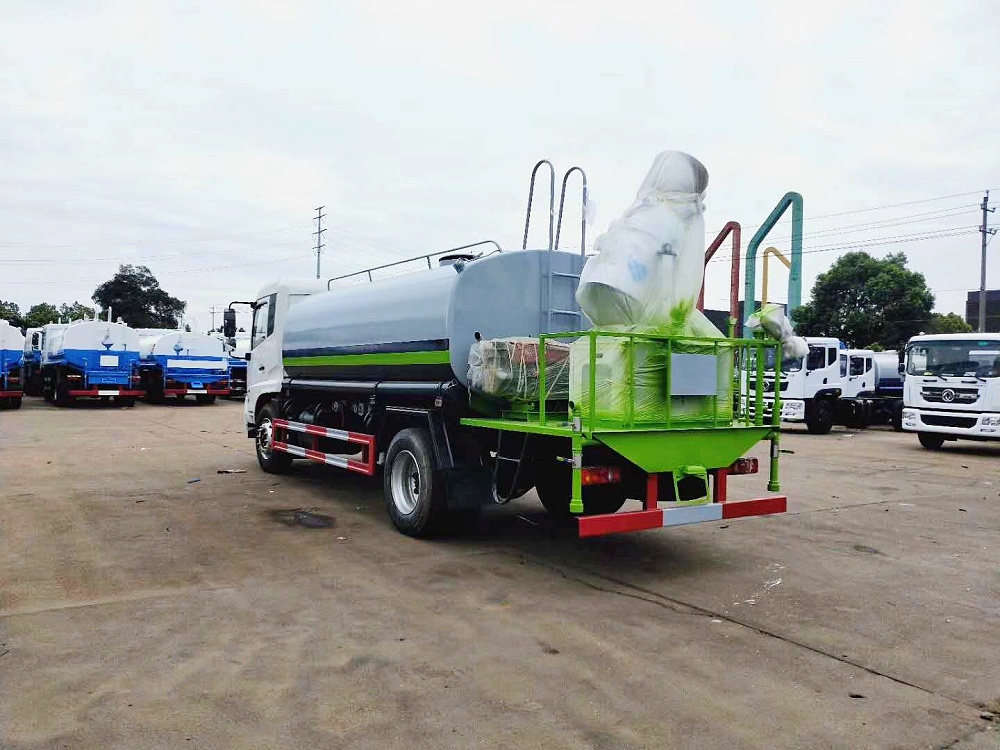 东风天锦绿化喷洒抑尘车(国六12立方/30-40米雾炮)