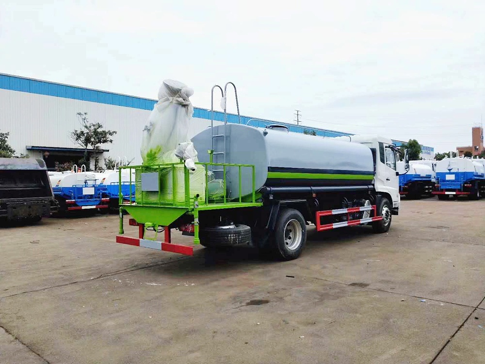 东风天锦绿化喷洒抑尘车(国六12立方/30-40米雾炮)