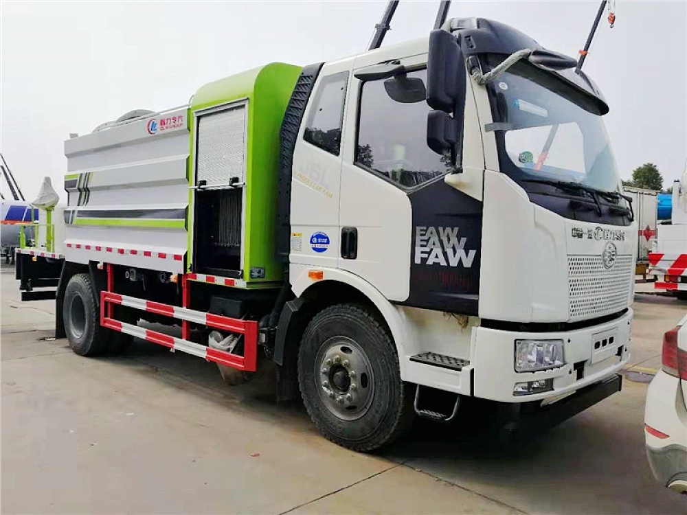 解放J6L多功能抑尘车(国六11.3立方/50-100米雾炮)