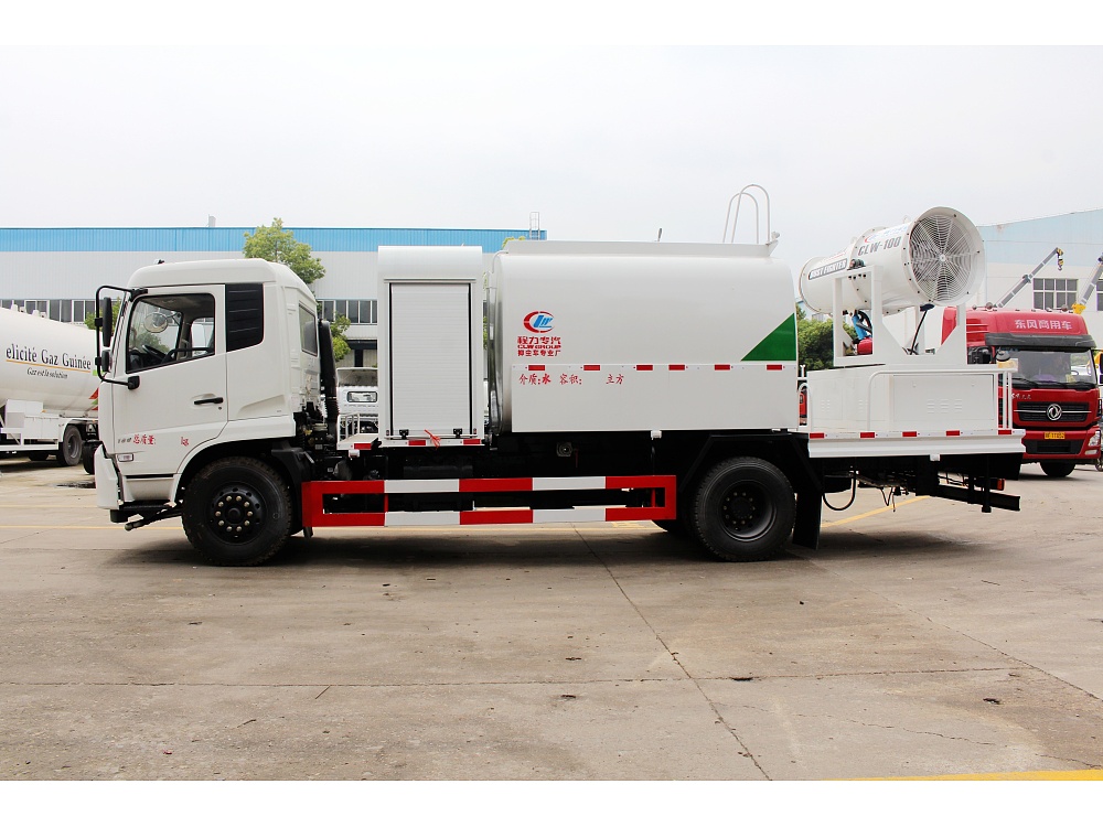 东风天锦抑尘抑尘车(国六10立方/50-100米雾炮)