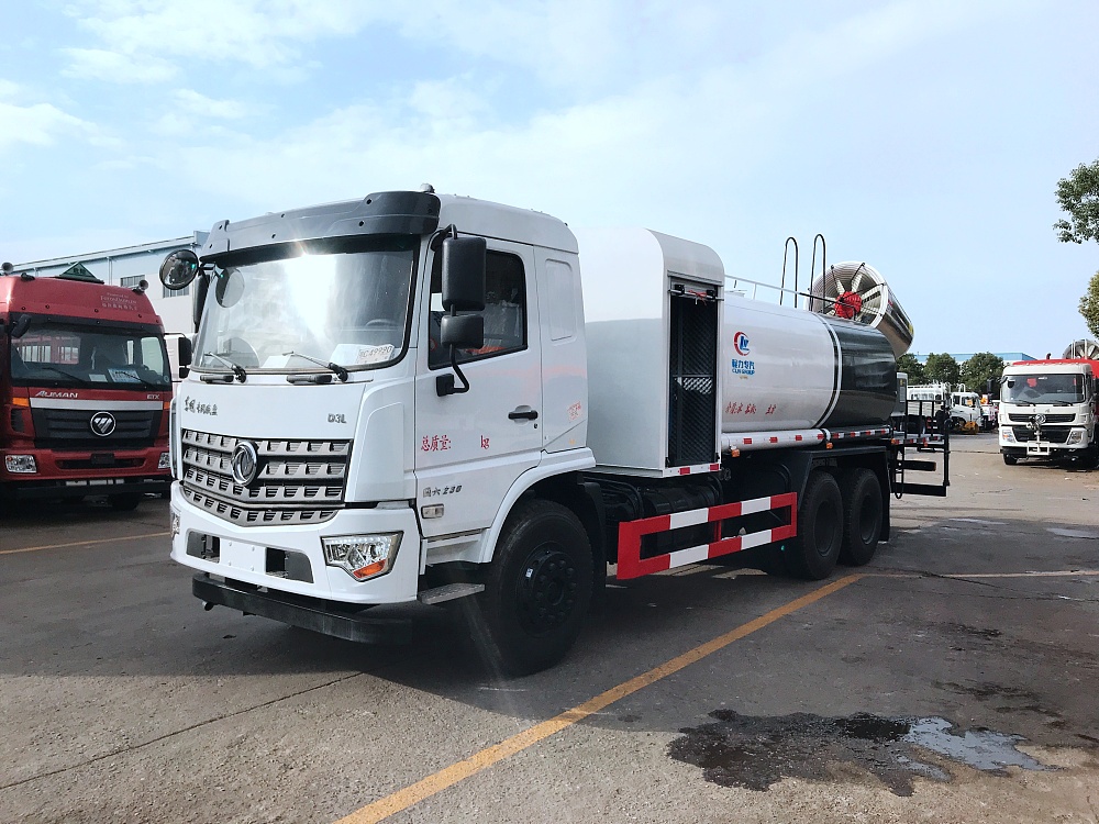 东风专底D3L后双桥抑尘车(国六16立方/50-120米雾炮)