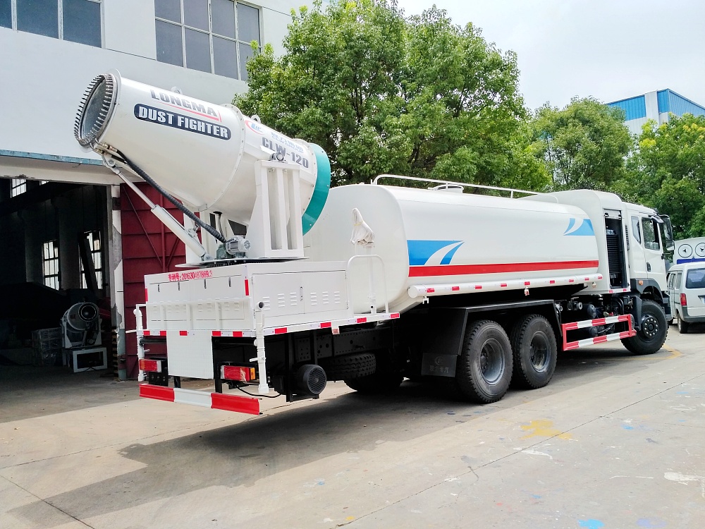 东风T5后双桥喷雾降尘车(国五16立方/50-120米雾炮)